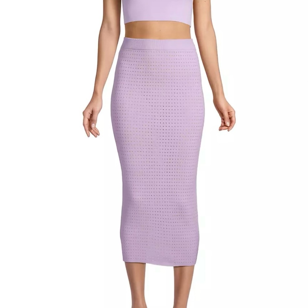 Lavender Knit Set by Victor Glemaud